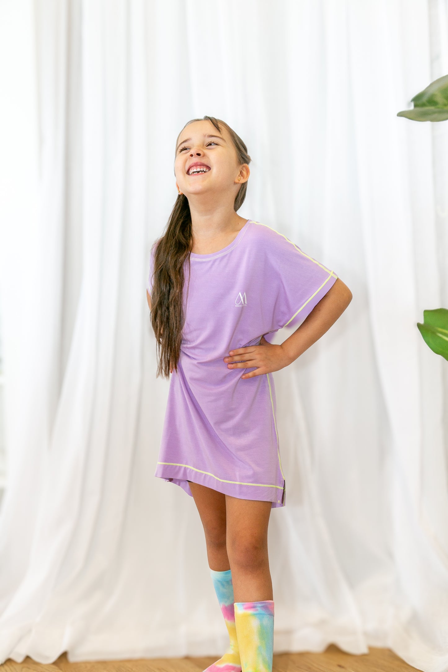 Vestido acogedor - Morado