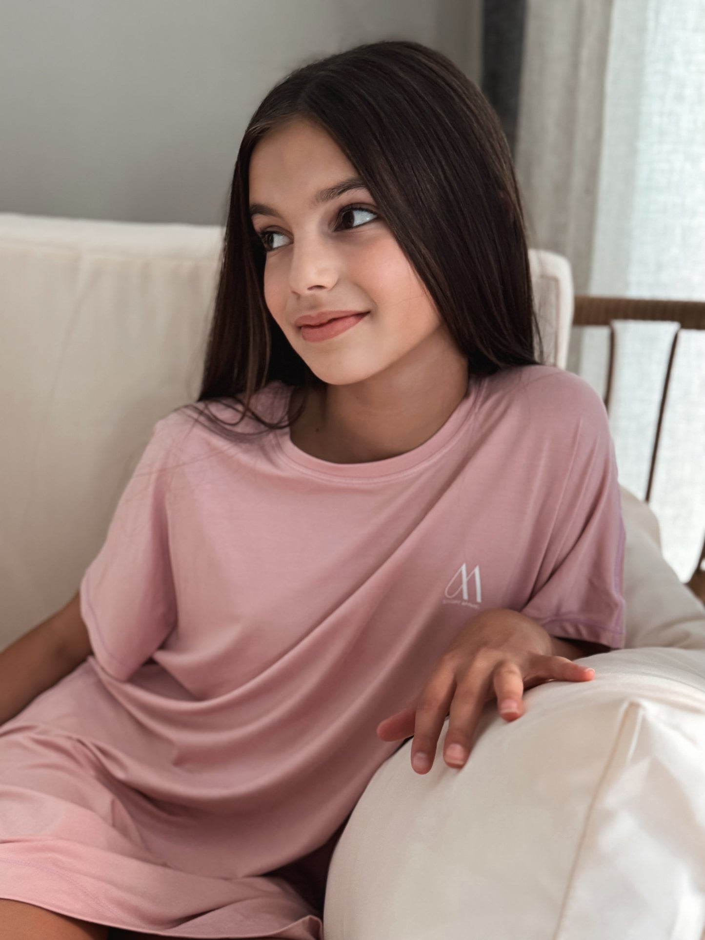 Vestido acogedor - Rosa