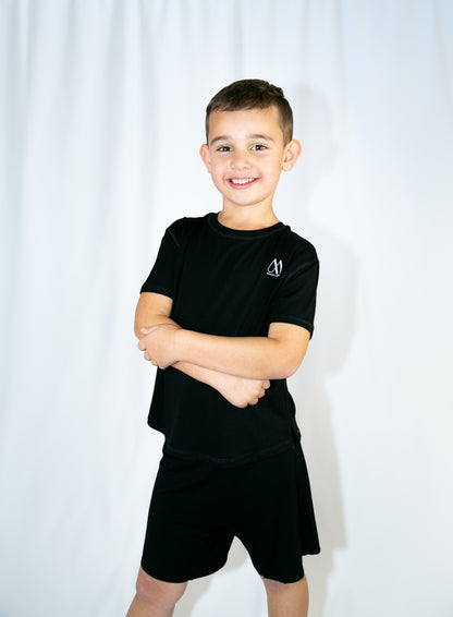 Cozy Loose Shorts - Black