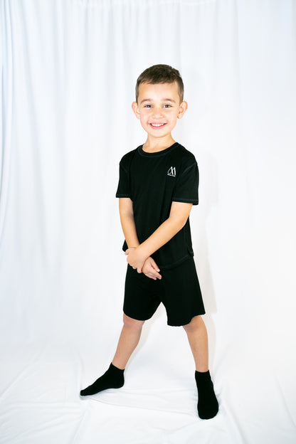 Cozy Loose Shorts - Black