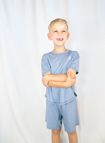 Cozy Loose Shorts - Blue