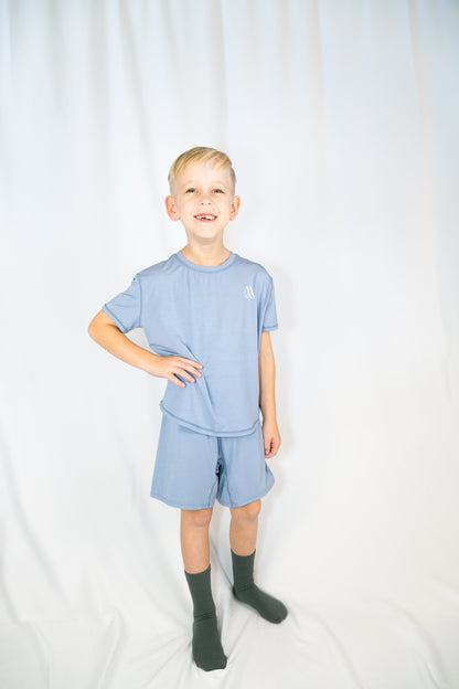 Cozy Loose Shorts - Blue