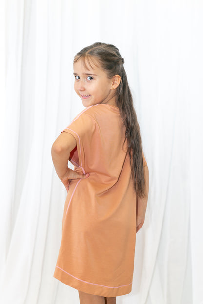 Cozy Dress - Orange