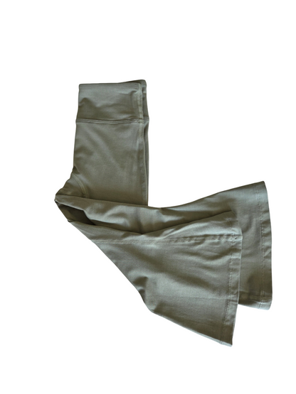Cozy Flare Pants - Olive